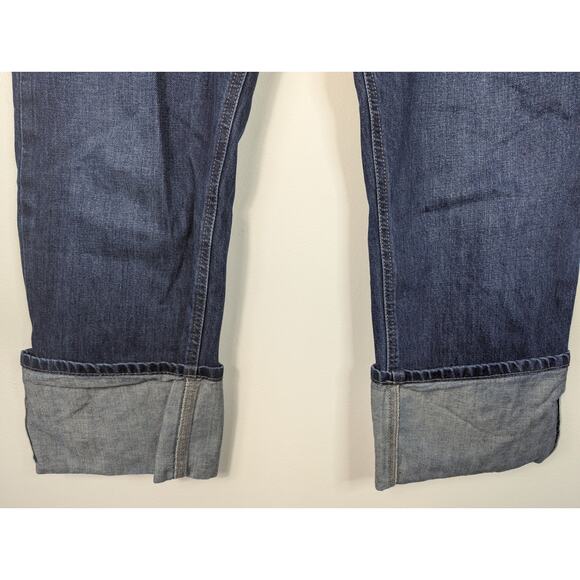 Free People We The Free Slim Shade Selvedge Jeans in Deep Indigo - Picture 3 of 13